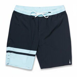 BYLT Premium Basics - Coastal Hybrid Shorts Navy-Mist Medium